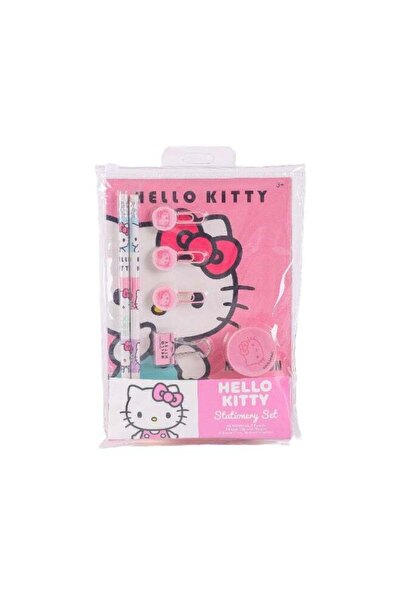 SANRIO مجموعة أدوات مكتبية هيلو كيتي لوك آت ماي ريبون مكونة من 10 قطع مع أكيا...