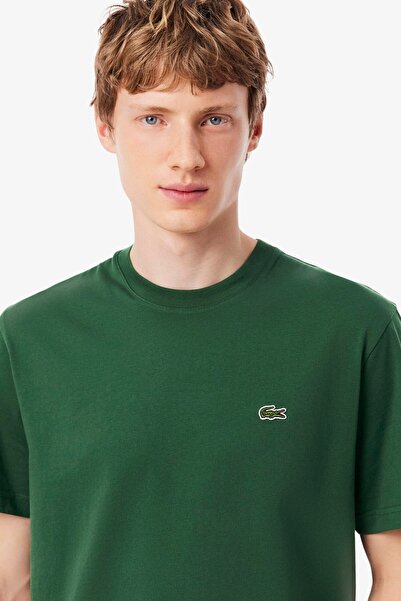 Lacoste Ανδρικό T-Shirt Κλασικής Γραμμής με Στρογγυλή Λαιμόκοψη, Βαμβακερό, Π...