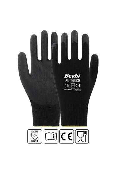 Sanotek Beybi Pu Touch Hassas Montaj Iş Eldiveni 7-8-9-10 Beden - 288 Çift / ...