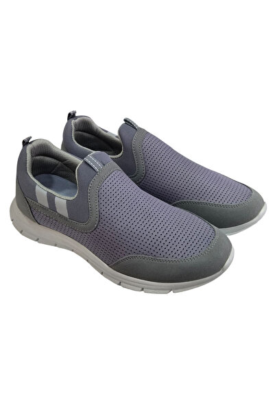 StepMore Frz Gray Laceless Sports Shoes Lightweight Breathable Daily Walking ...