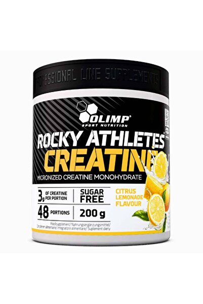OLIMP SPORT NUTRITION Rocky Athletes Creatine Monohydrate, Citrus Lemonade, 2...