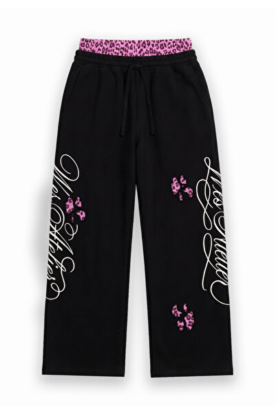Wes Atelier Nakış İşlemeli Leopard Boxer Detay Baggy Eşofman