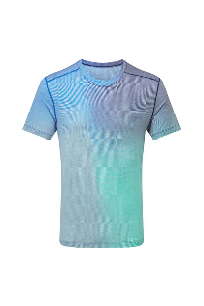 Ronhill Tricou de alergare pentru bărbați Tech Golden Hour SS 205-Turcoaz-XL