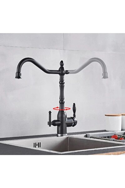 Filia Yapı Kitchen Sink Faucet with Dual Flow Water Purification Outlet New D...