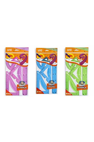 Art & Art Σετ Σχεδίασης Lino Flexible Unbreakable 4 Τεμάχια