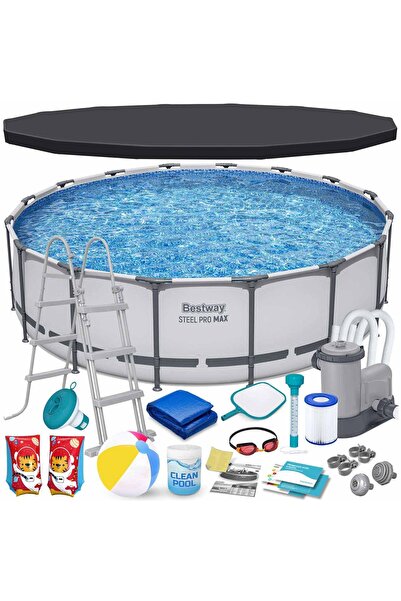 BESTWAY Piscină de grădină cu cadru 488 x 122 cm 19-in-1 5612Z
