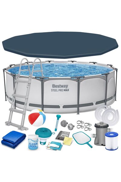 BESTWAY Piscină de grădină cu cadru 366 x 100 cm 17-în-1 56418