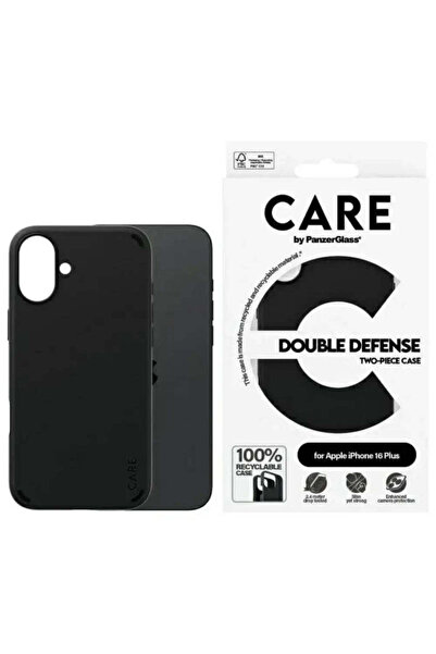 Panzer Glass CARE de la PanzerGlass Husă cu protecție dublă pentru iPhone 16 ...