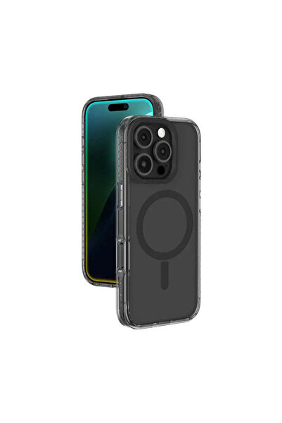 Amazingthing Husă Titan Pro Mag cu inel magnetic pentru iPhone 16 Pro - negru