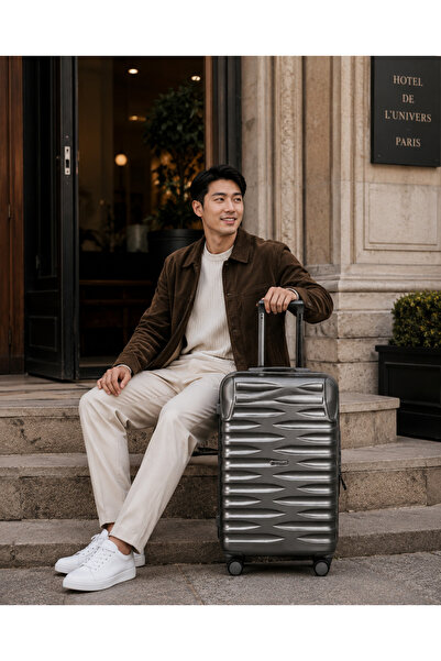 WAF Luggage Set PANDA 20/24/28 Inch | ABS+PC Hard Shell Travel Suitcase with ...