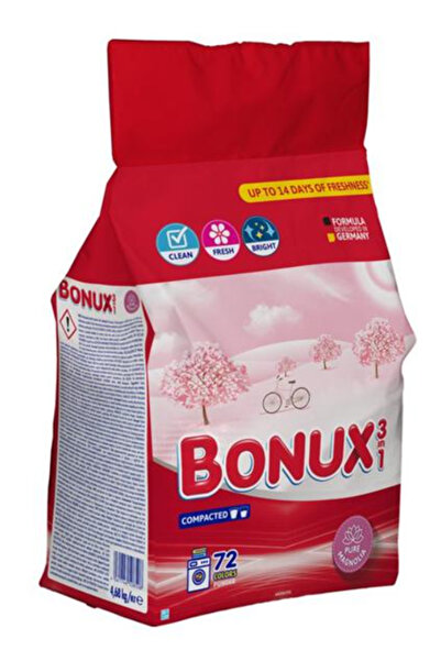 Bonux Detergent automat rufe 4.68kg, pudră, parfum magnolie, 72 spălări