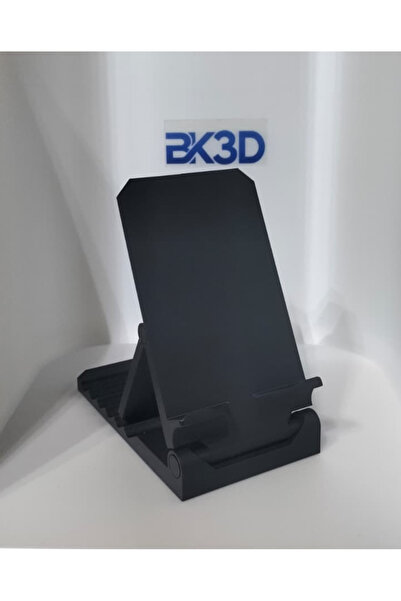 BK3D Telefon ve Tablet Standı – Katlanır Ayarlanabilir Masaüstü Stand