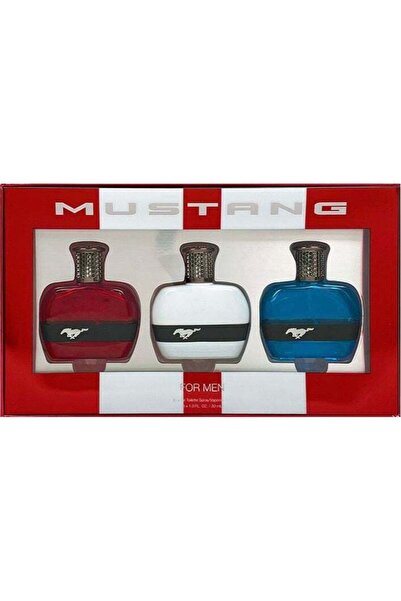 Ford Mustang Fragrance Gift Set 3 x 30ml EDTs (Red, White, Blue)