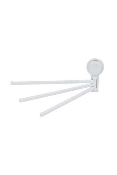 EPSİLON Towel Rack with 3 Rotating Bars EPSBA1550, Strong Suction Wall Mounte...