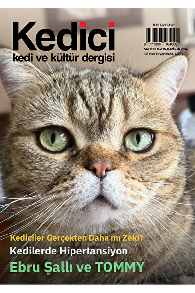 Kedici Kedi ve Kültür Dergisi Sayı: 32 Mayıs-Haziran 2026