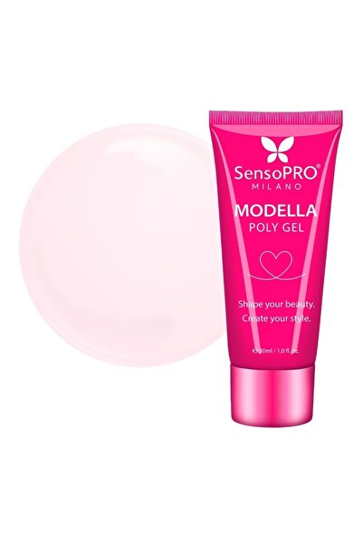 SensoPRO Milano Polygel MODELLA - Nuanță Pure Blush, 30ml