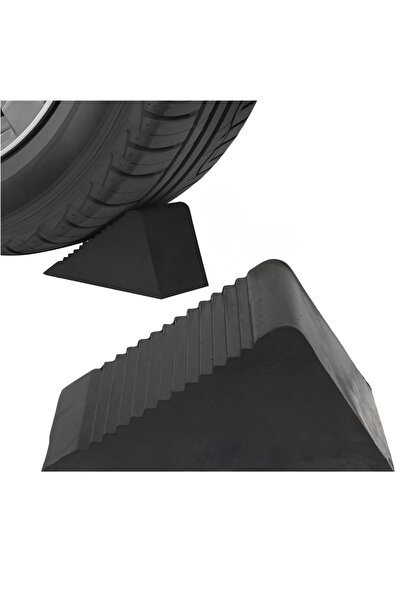 OEM Rampă pentru roți, neagră, 6x7.5x12.5 cm, capacitate 1.5 t