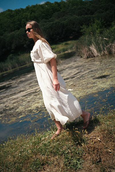 Swass Rochie Isla Muslin Bej