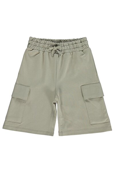 Civil Boys Basic Cargo Pocket Capri for 6-9 Years - Gray