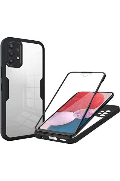 Techsuit ColorVerse 360 Πλήρης Κάλυψη Σιλικόνης Μαύρο για Samsung Galaxy A13
