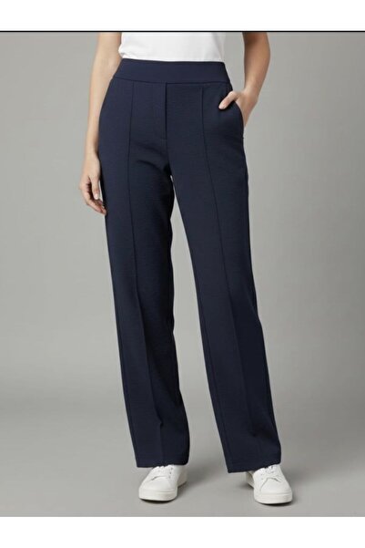 SHİROSA krep pantalone sa uzorkom krep trave
