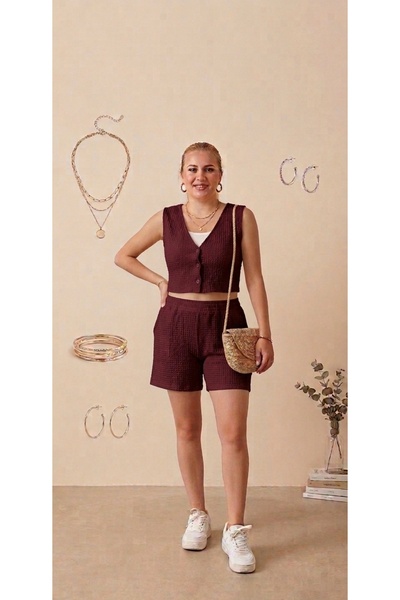 FIRFIR MODA GOFRE CEPLİ ŞORT