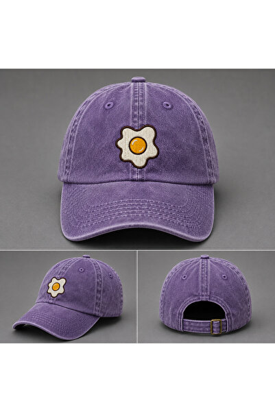 WeavedCo Egg Embroidered Vintage Washed Cap Hat