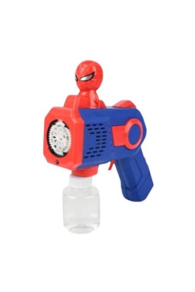 MASHASHOP Pistol cu bule de jucărie, model Spiderman, roșu/albastru, 18,5 cm