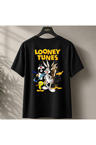 Arv T-shirt تي شيرت بتصميم أساسي من لوني تونز