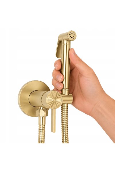 Rea Baterie De Bidet Incastrata Foster Din Aur Periat