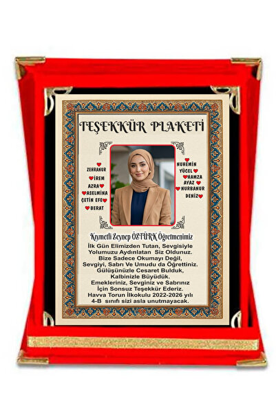 sıradışıhediyem mezuniyet plaketi teşekkür plaketi kişiye özel plaket öğretme...