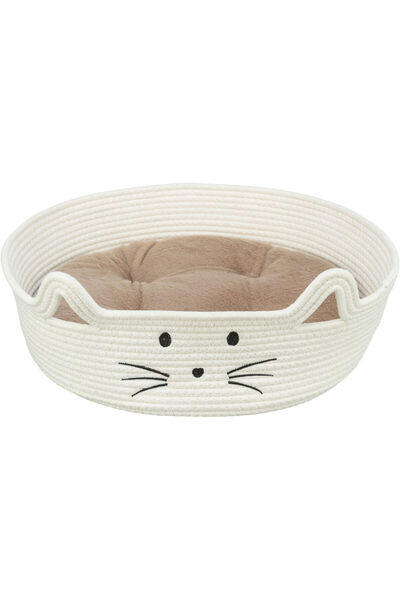 Trixie Culcus Pisici Soft 45Cm,Alb/Maro Deschis