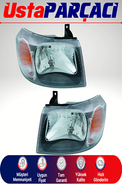 Ustaparçacı Ford Transit V184 Sağ Sol Takım 2 Adet Ön Far Manuel 2001-2006