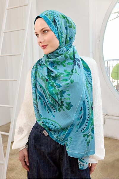 Silk Home Urban Hours Aurora Gök Mavisi Mayda Şal