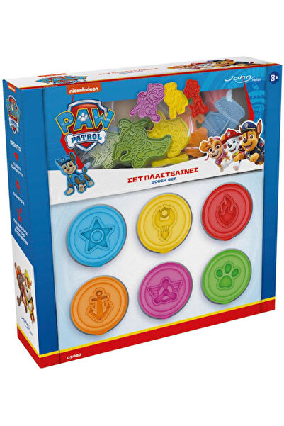 John Πλαστελίνη Paw Patrol Παιχνίδι για 3+ ετών 6 τεμάχια