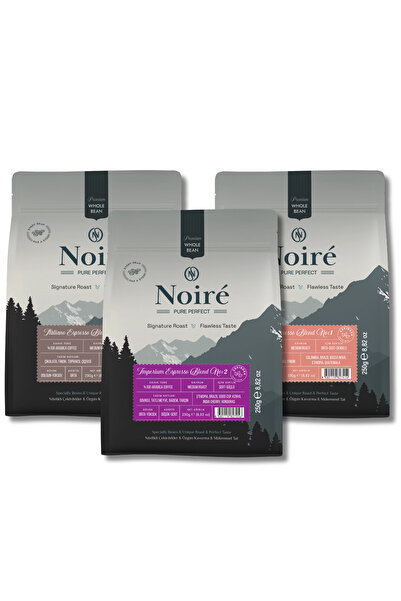 Noire Coffee مجموعة نوير للمقدمةة في عالم الإسبريسو مكونة من 3 قطع - حزمة قهو...
