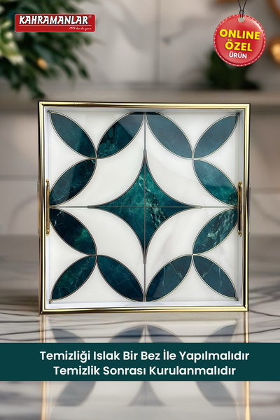 Kahramanlar Kuzey Tea Coffee Breakfast and Presentation Tray 36 cm