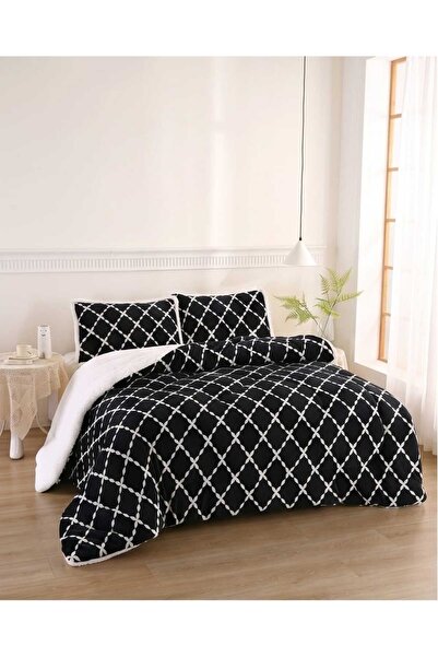 Bella Home طقم لحاف مزدوج من أوسوتو مصنوع من القطيفة |   220×240 سم |   ملمس ...