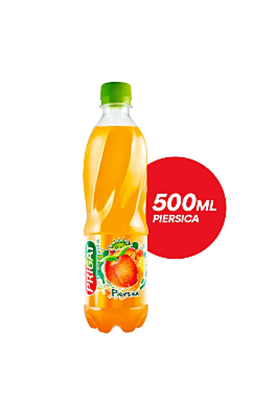 Prigat băutură răcoritoare fără carbonat cu piersici 0,5 L