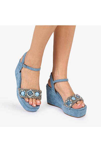 ANGEL BLUE SANDALE dama Piele ECOLOGICA STRASURI SI PIETRE CRL1012 Culoare: A...