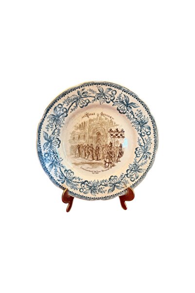 tayfuntufan French Terre De Fer Decorative Plate 21.5 cm Diameter - 2A