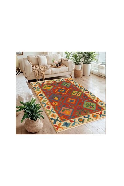 Vivense BEREKET DESENLİ HALI, DOKUMA TABAN HALI, 348 YNG, 120X180 CM
