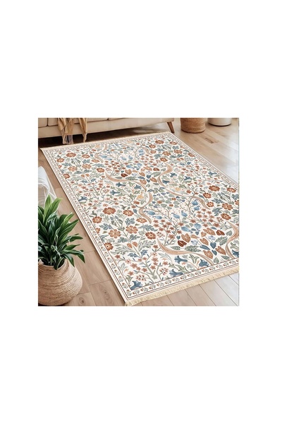 Vivense LEAF BASKILI DOKUMA TABAN HALI, 244 YNG, 80X200 CM