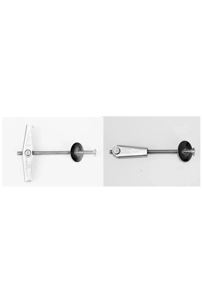 Generic Brand Marbling Metal Plasterboard Parachute Dowel with Hooks - 20 Pieces