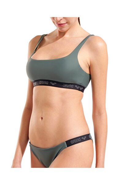 ARENA W ELASTIC SOLID BIKINI BANDEAU SAGE Kadın Bikini Takımı