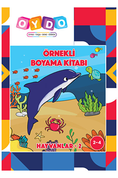 Örnekli Boyama Kitabı Hayvanlar 2