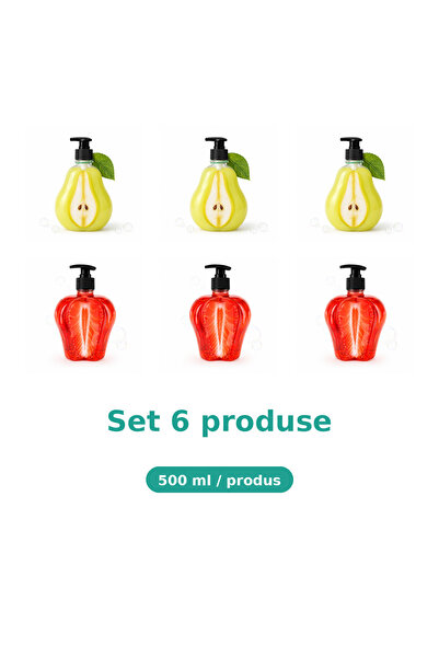 Tasty Set 6 Produse Tasty, Mix 3x Pere, 3x Capsuni