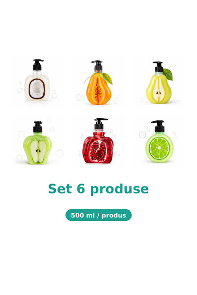 Tasty Set 6 Produse Tasty, Mix Cocos, Pepene Galben, Pere, Mar Extract, Rodie...