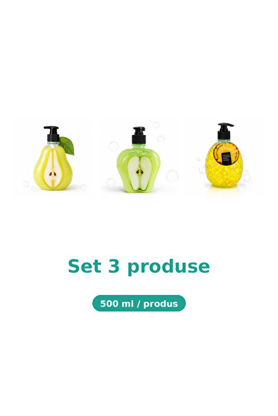 Tasty Set 3 Produse Tasty, Mix Pere, Mar Piele Sensibila, Ananas