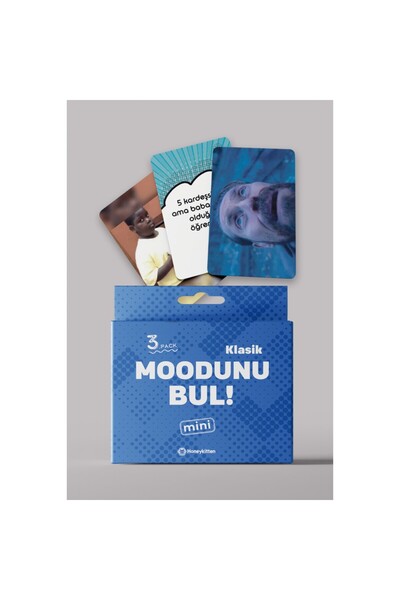 Sağlıkçı Shopping Find the Mode Card Game 3. Classic Fun Box Game Package
